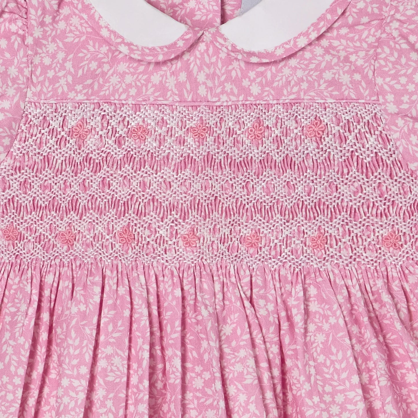 Erica Hand Smocked Baby Dress
