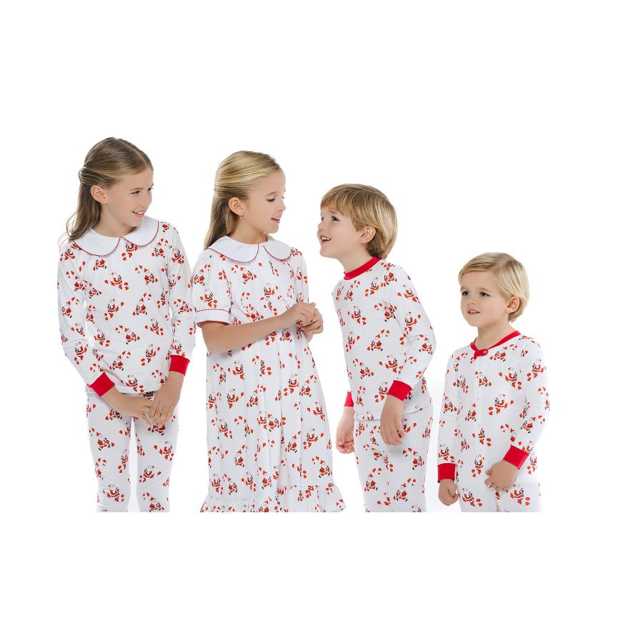 Sal and Pimenta Candy Cane Sleigh Girl Pajamas