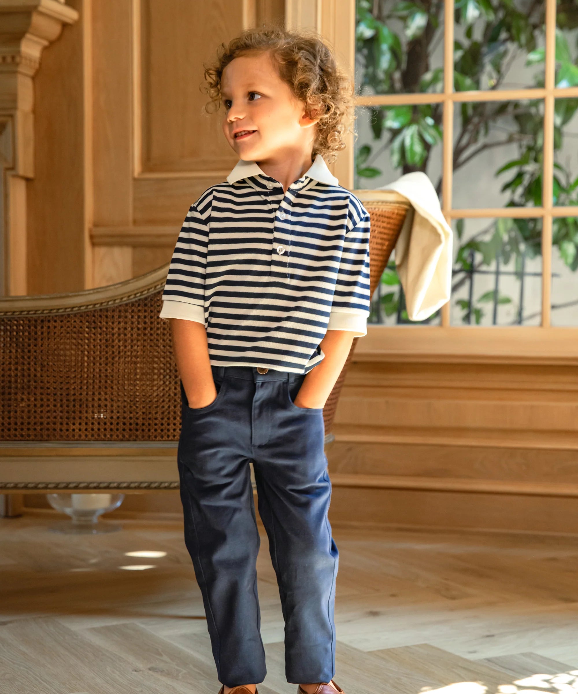 Cadets Tailored Fit Chino Pant- Noble Navy