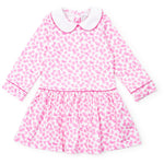 Lila and Hayes Lillian Girls' Dress - Confetti Hearts Pink