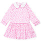 Lila and Hayes Lillian Girls' Dress - Confetti Hearts Pink