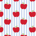 Lila and Hayes Jack Boys' Pajama Pant Set - Schoolhouse Apples Blue
