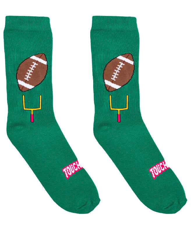 Football 3D Packaged Crew Socks