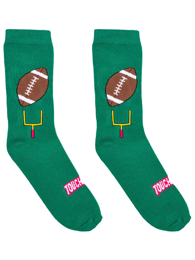 Football 3D Packaged Crew Socks