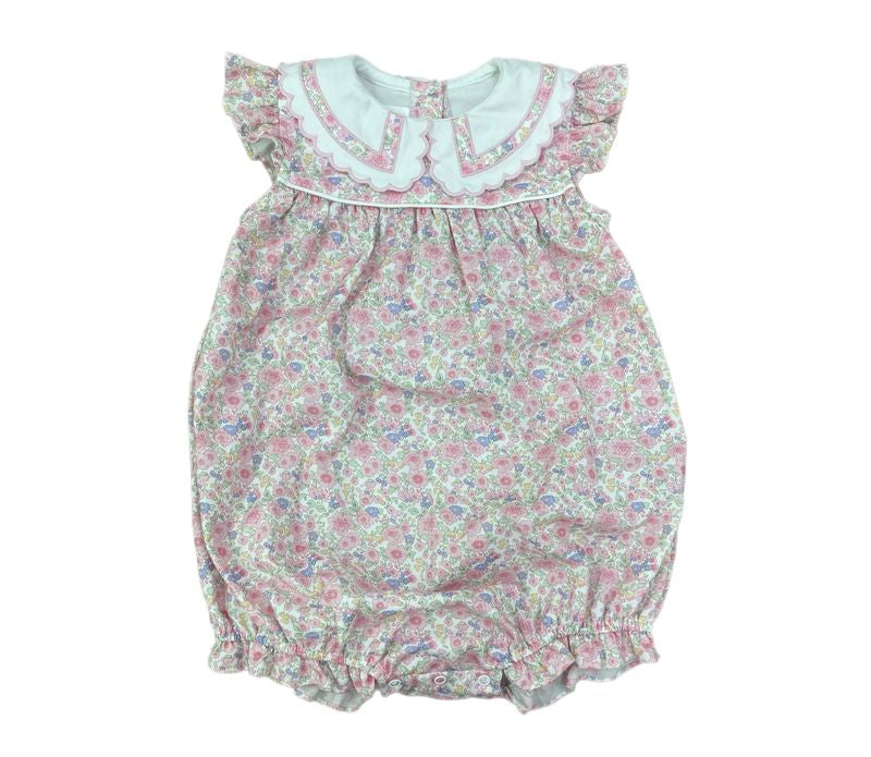 Love George Pink Floral Cotton Bubble