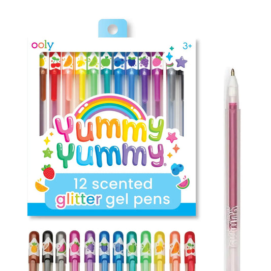 OOLY Yummy Yummy Scented Colored Glitter Gel Pens