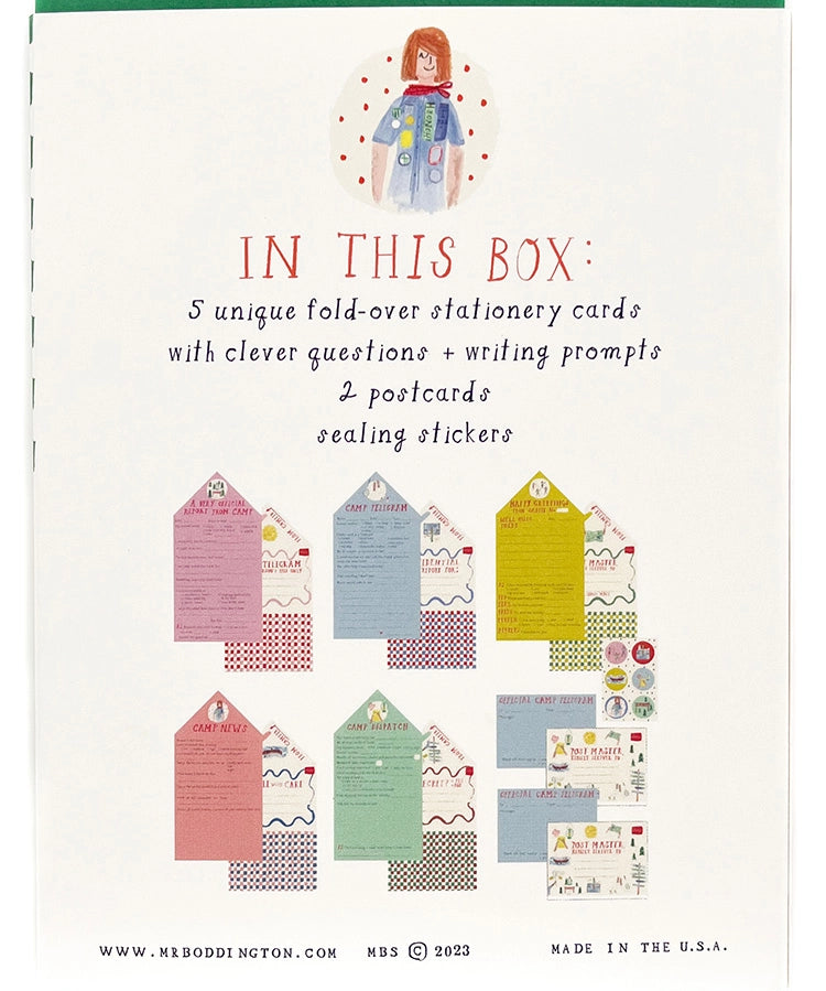 Mr. Boddington's Studio Letters From Camp Stationery Kit