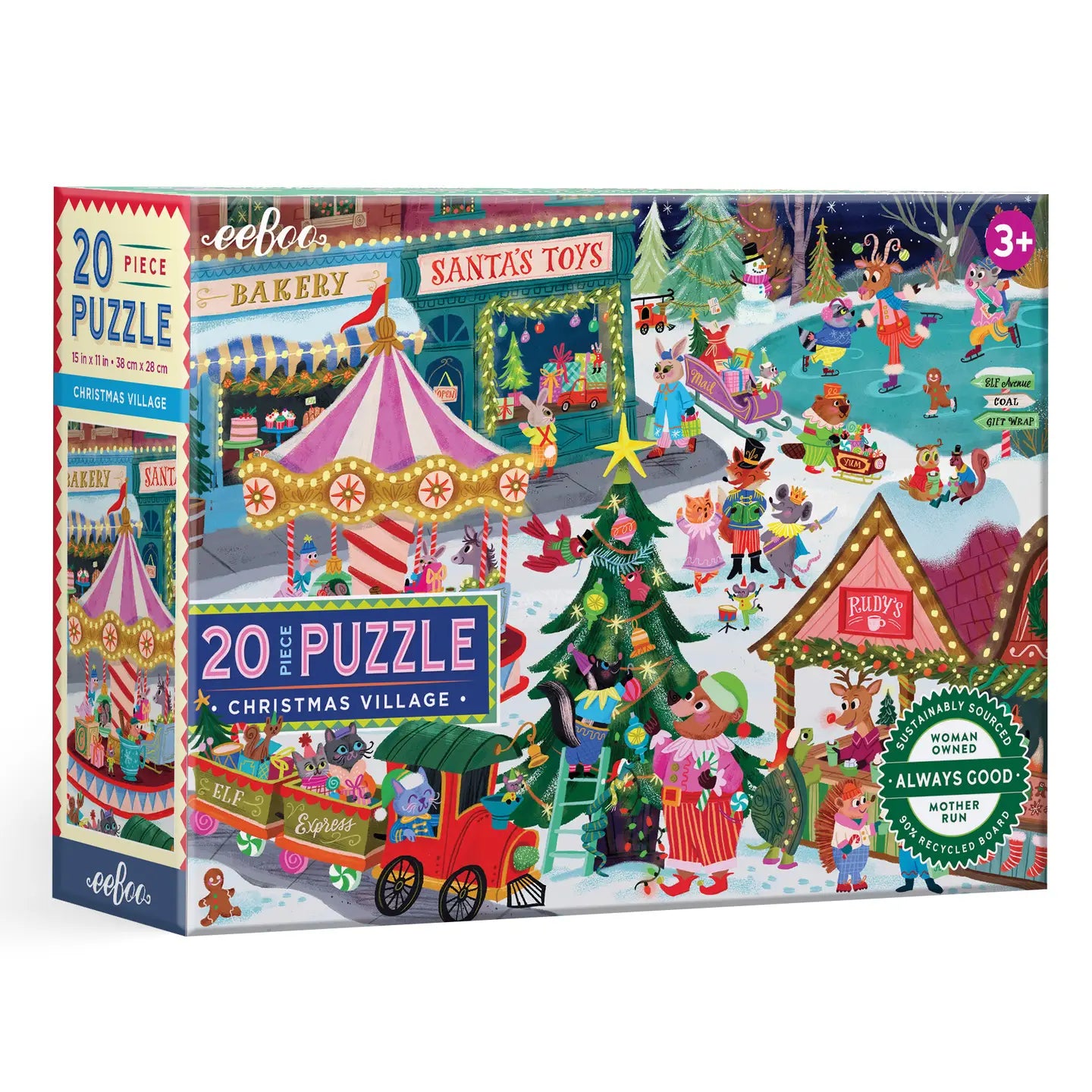 Christmas Village 20 Piece Puzzle