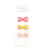 Ribbies Set of 3 Liberty Bows - Wiltshire Lemon Curd