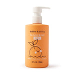 Dabble & Dollop Tear-Free Shampoo, Body Wash & Bubbles- Tangerine