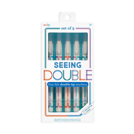 Seeing Double Fine Felt Double Tip Markers