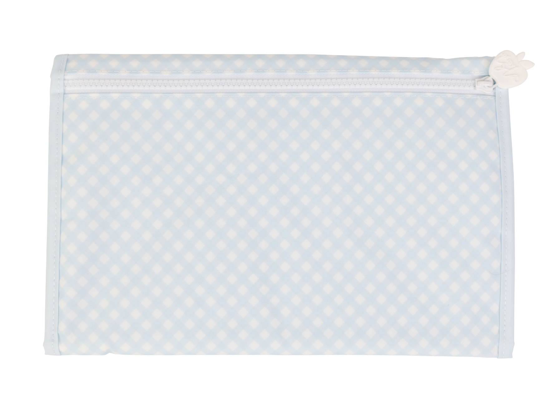 Apple of My Isla The Changing Pad- Blue Gingham 