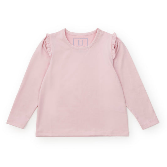 Mia Girls' Longsleeve Performance Top - Light Pink