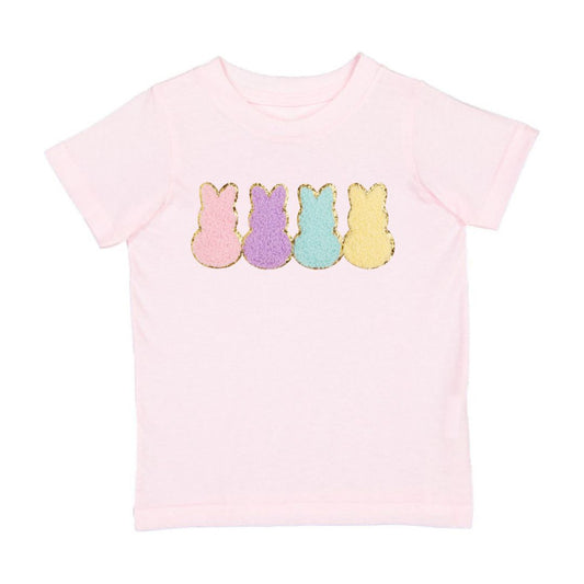 Sweet Wink Easter Peeps Patch Short Sleeve T-Shirt - Ballet