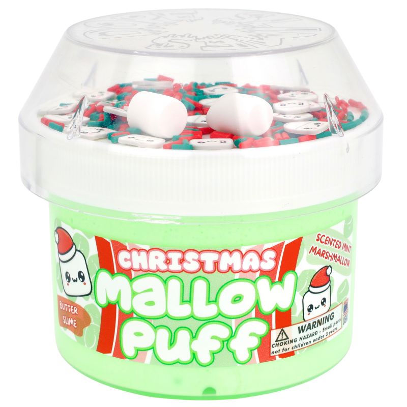 Christmas Mallow Puff Slime