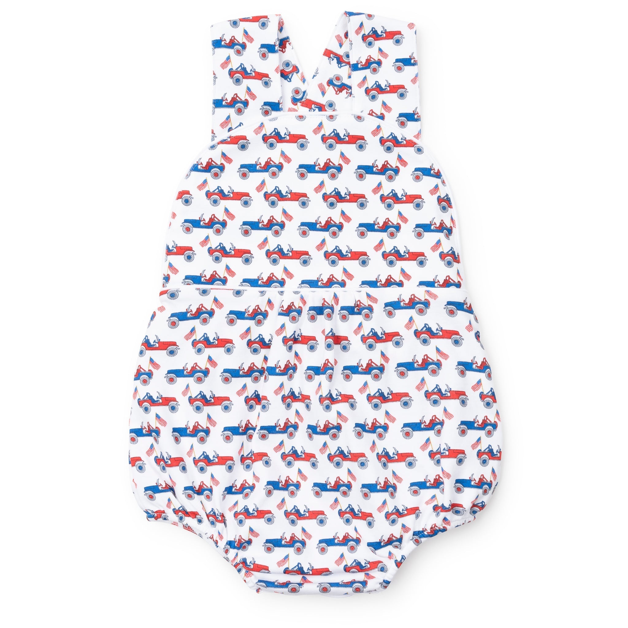 Lila and Hayes Benton Boys' Bubble - Patriotic Jeeps