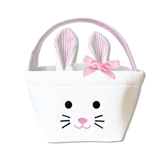 Bits & Bows Bitty Bunny Basket- Pink