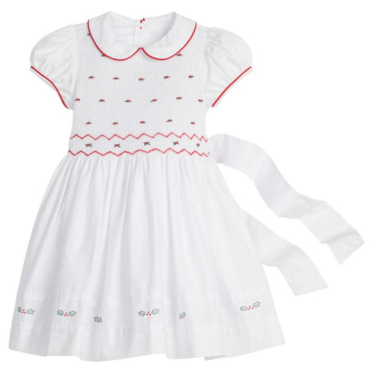 Smocked Claiborne Dress- Holly