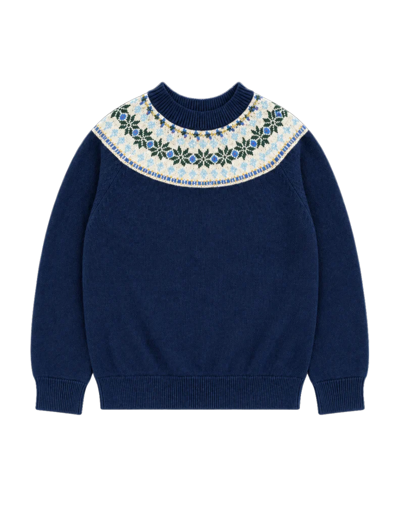 Cadets Fair Isle Crewneck Sweater