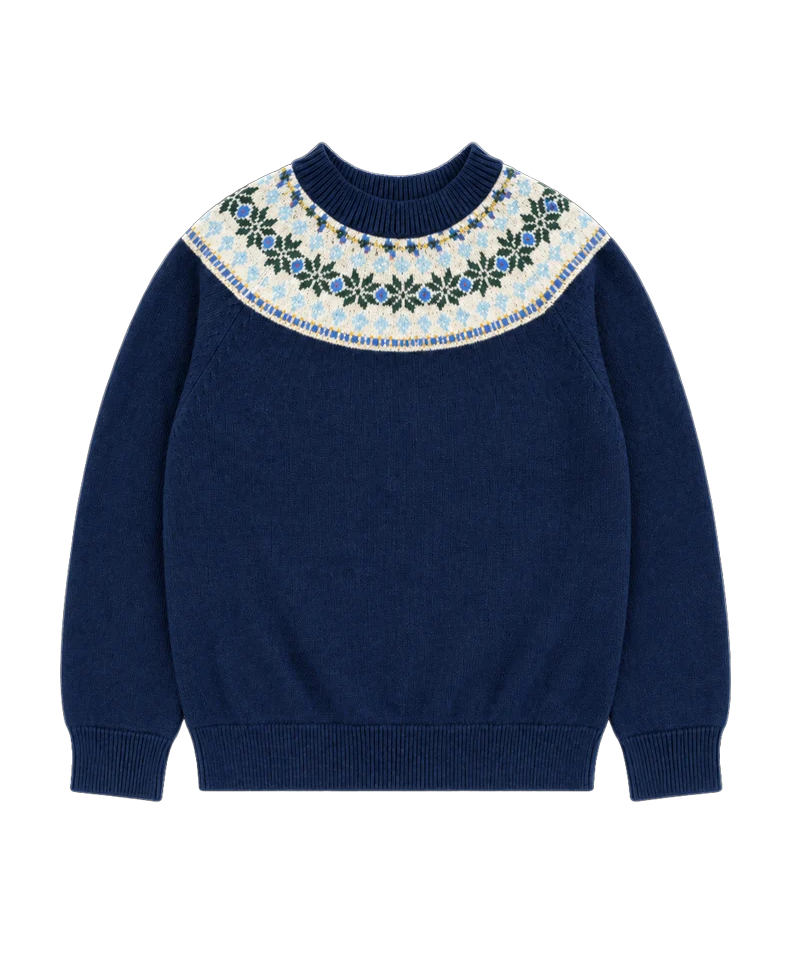 Cadets Fair Isle Crewneck Sweater
