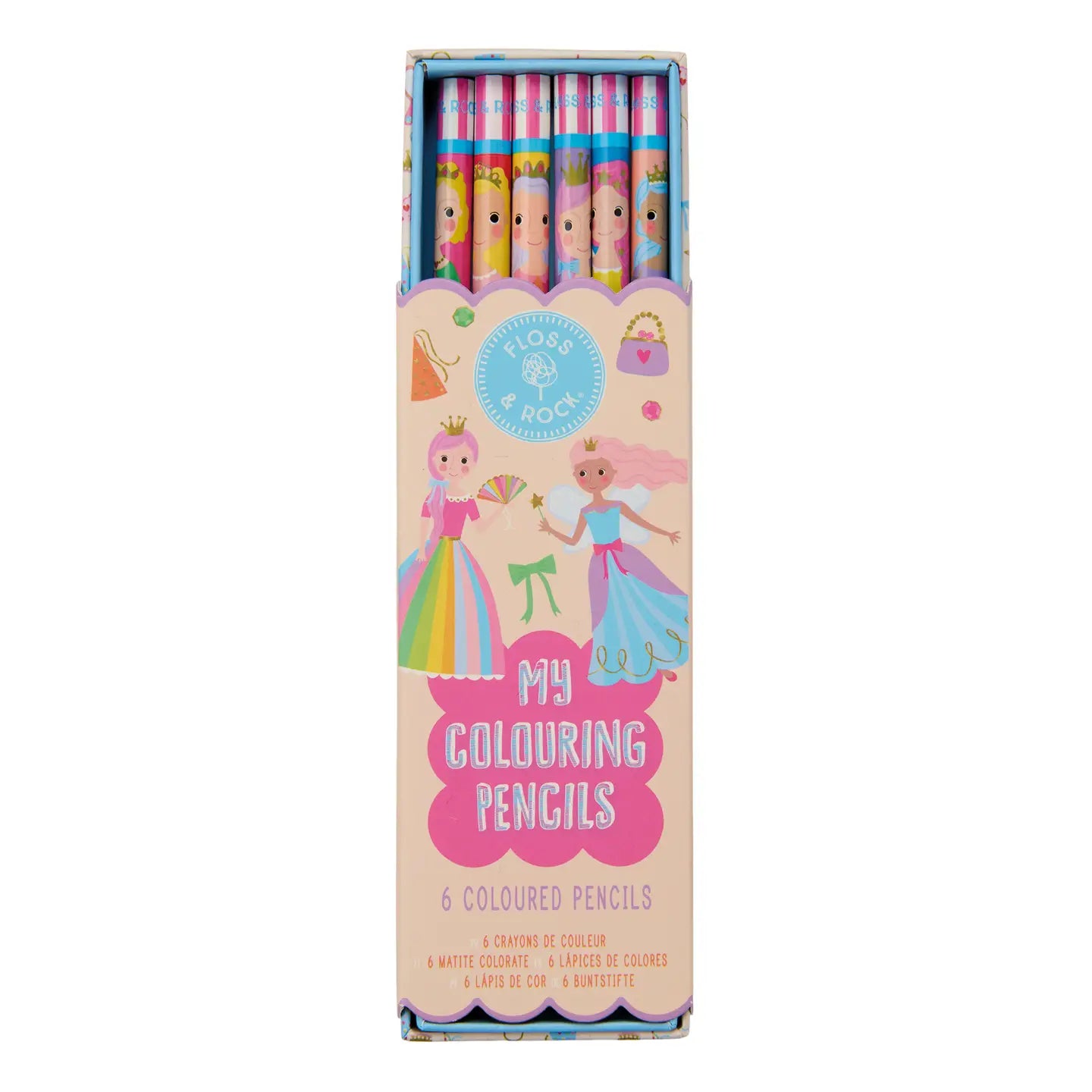 Floss & Rock My Coloring Pencils- Princess