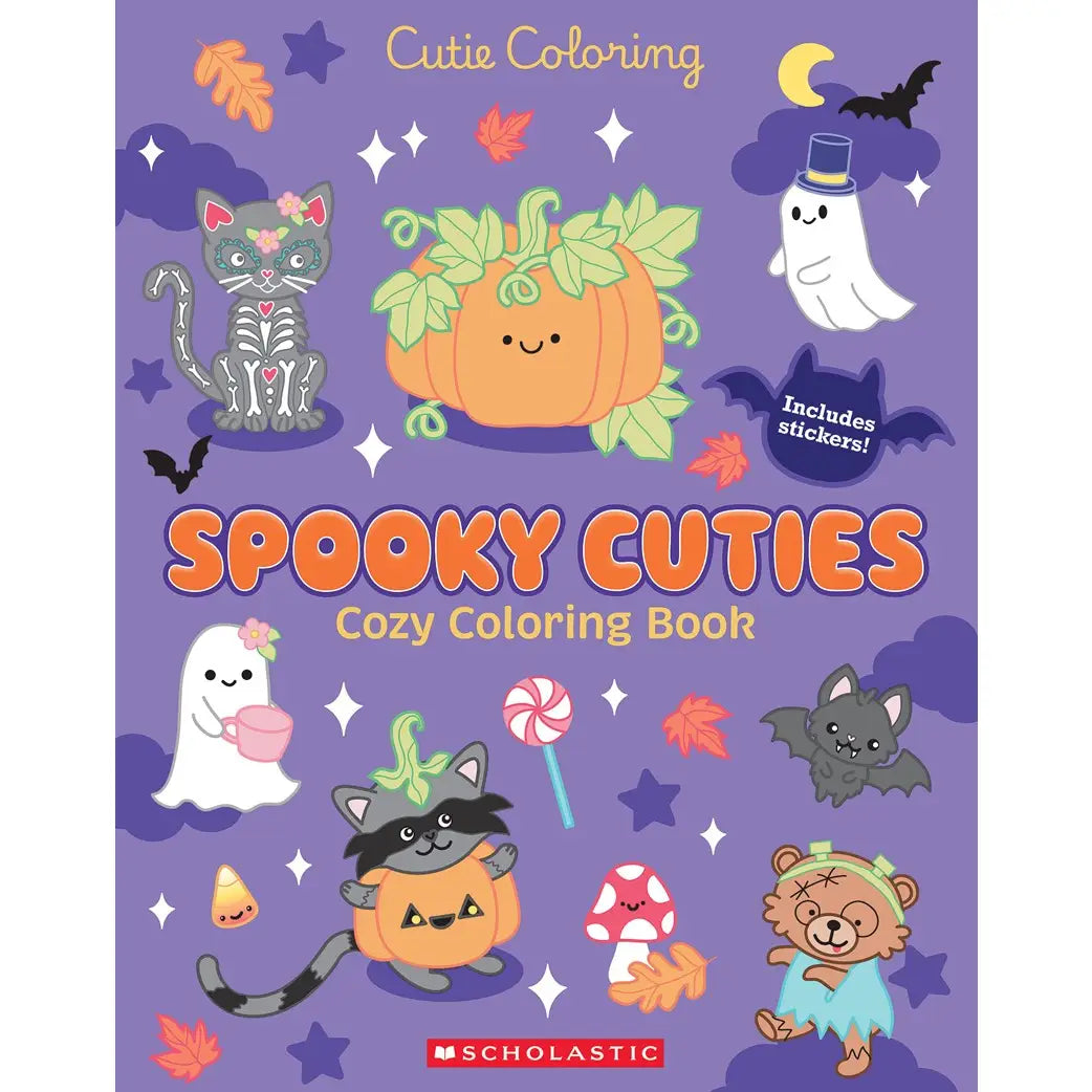 Scholastic Spooky Cuties Cozy Coloring Book
