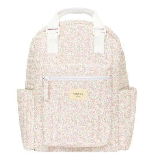 Minnow Antique Floral Coated Everyday Backpack