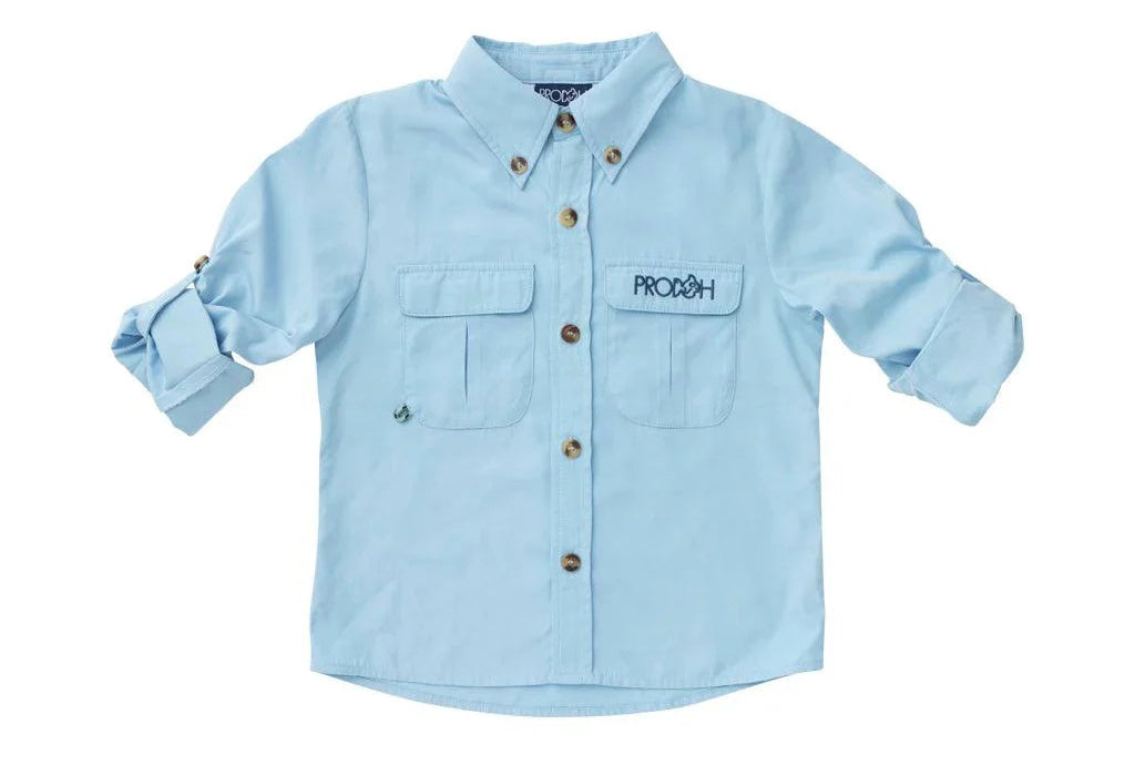 Prodoh Founders Fishing Shirt - Clear Sky Blue
