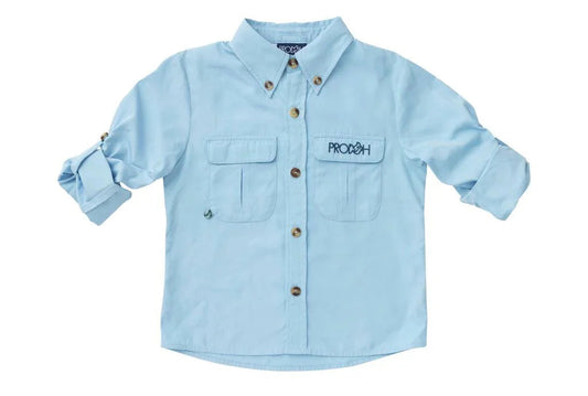 Prodoh Founders Fishing Shirt - Clear Sky Blue