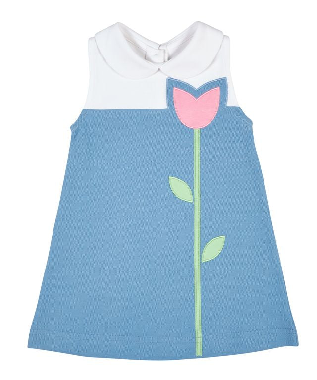 Florence Eiseman Pique Knit Tulip Dress