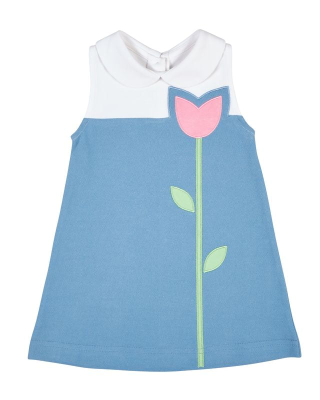 Florence Eiseman Pique Knit Tulip Dress