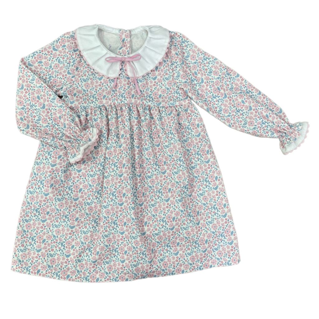 Love George Pink Floral Cord Dress 