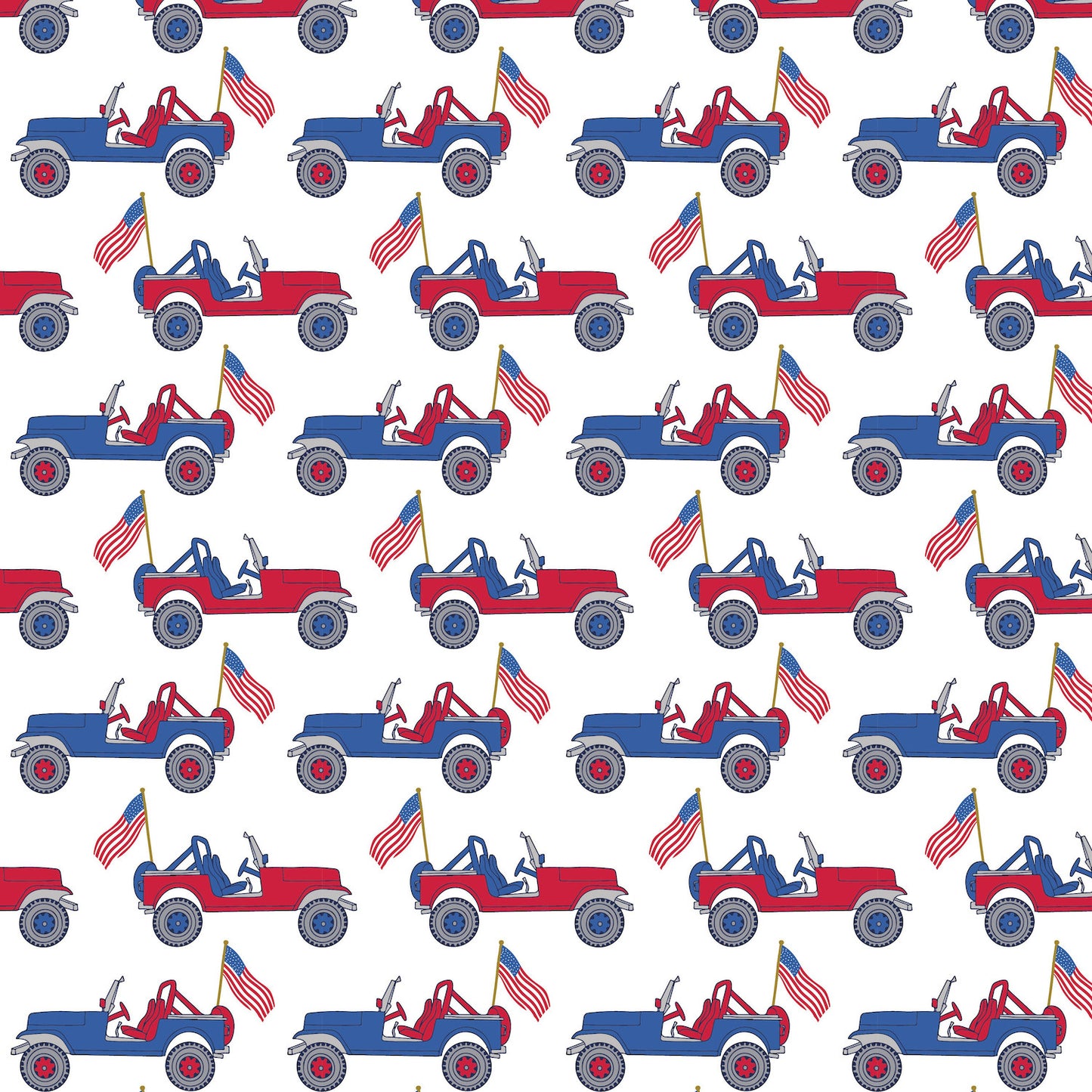 Lila and Hayes Beckett Boys' Hangout Pant - Patriotic Jeeps