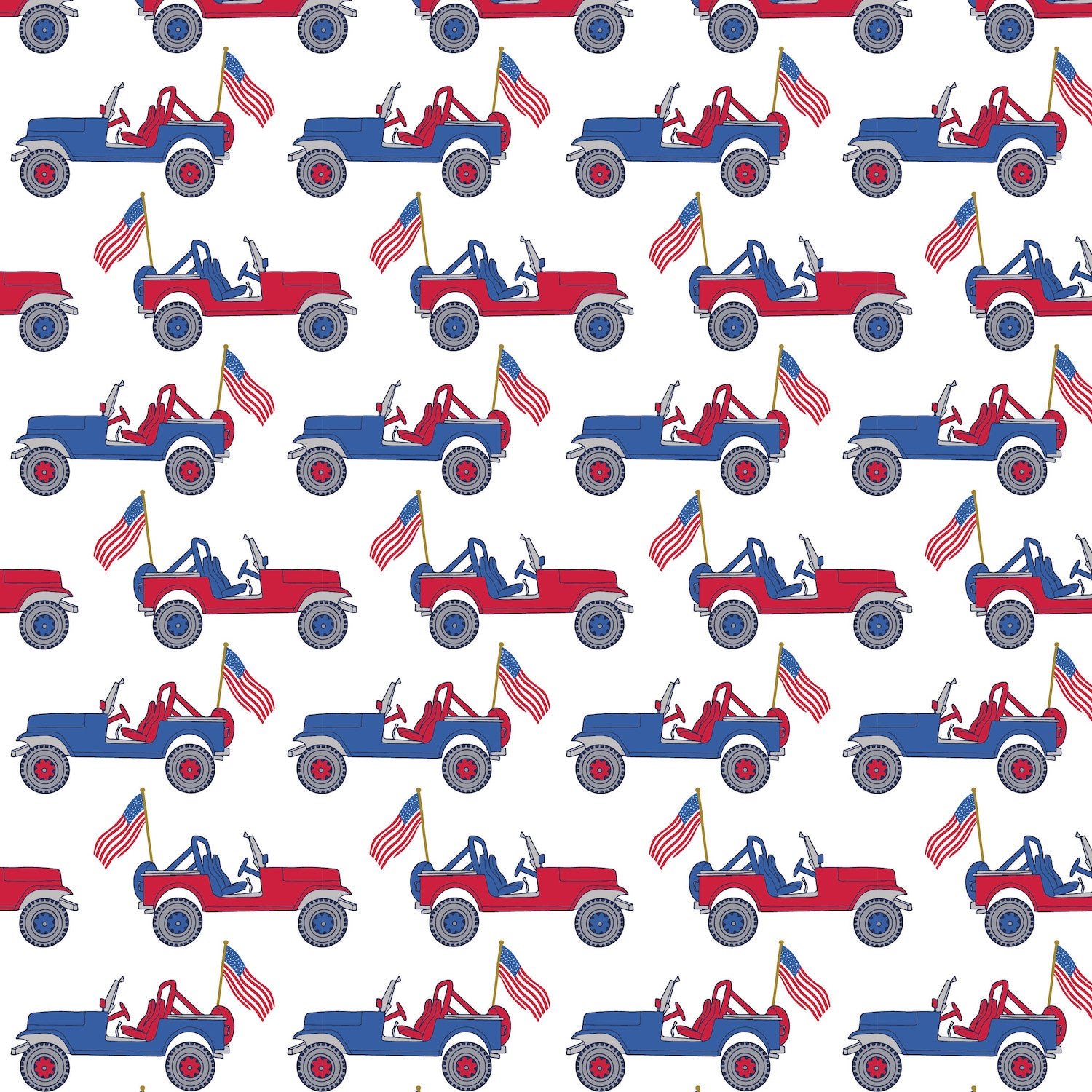 Lila and Hayes Beckett Boys' Hangout Pant - Patriotic Jeeps