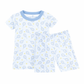 Magnolia Baby Tennis Star Short Pajamas- Light Blue