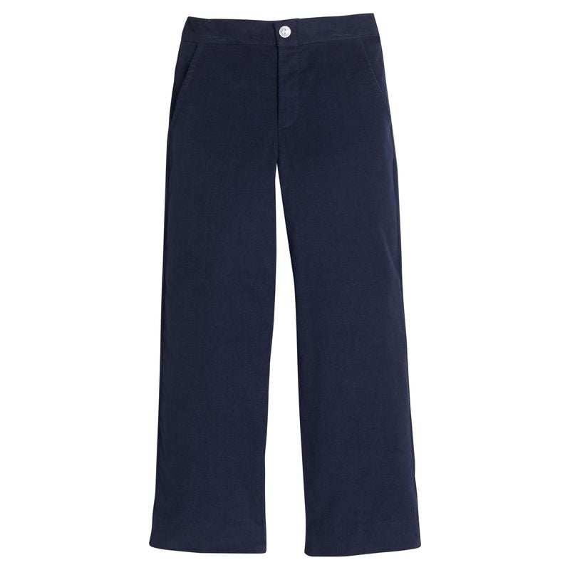 Little English Pull On Pant- Navy Corduroy