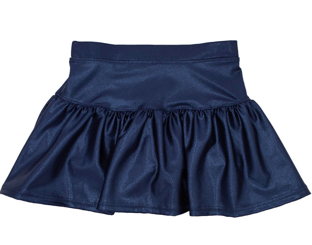 Azarhia Gathered Skort - Navy Shimmer