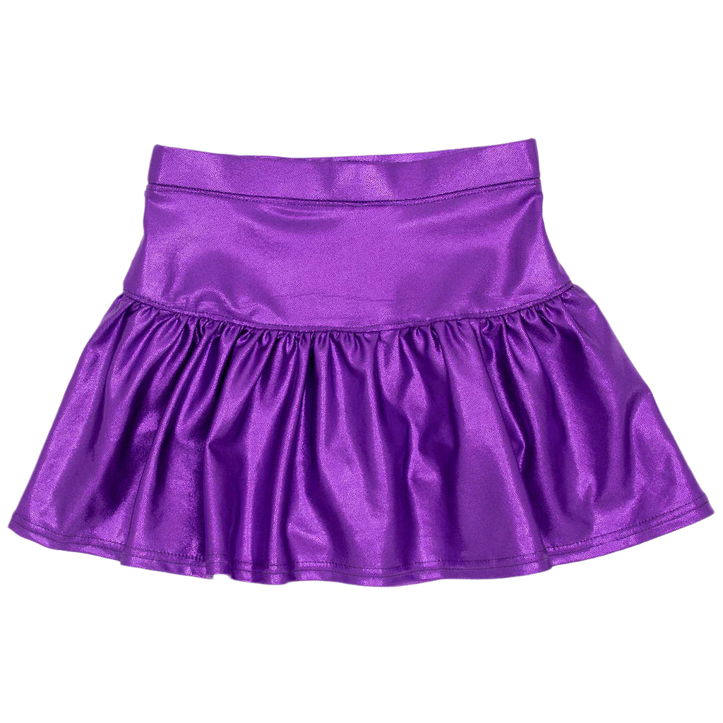 Gathered Skort - Purple Shimmer