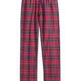 Tartan Lounge Pant- Crab Red