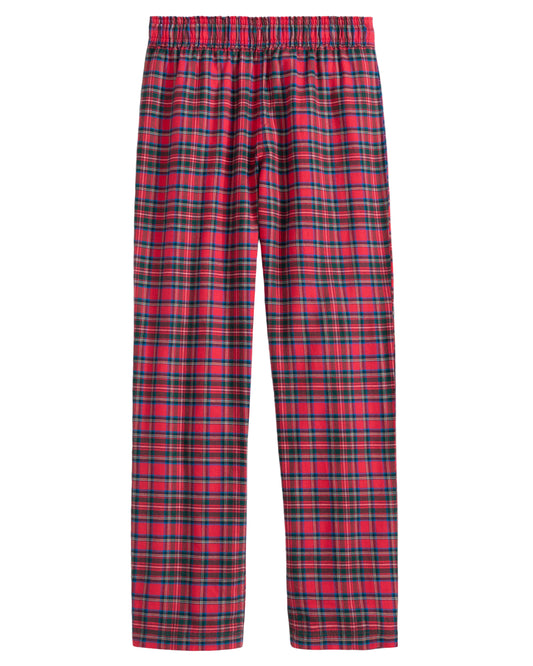 Tartan Lounge Pant- Crab Red