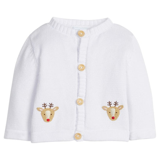 Crochet Cardigan- Reindeer