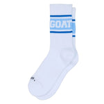 GOAT USA Vintage Socks- Carolina Blue and White