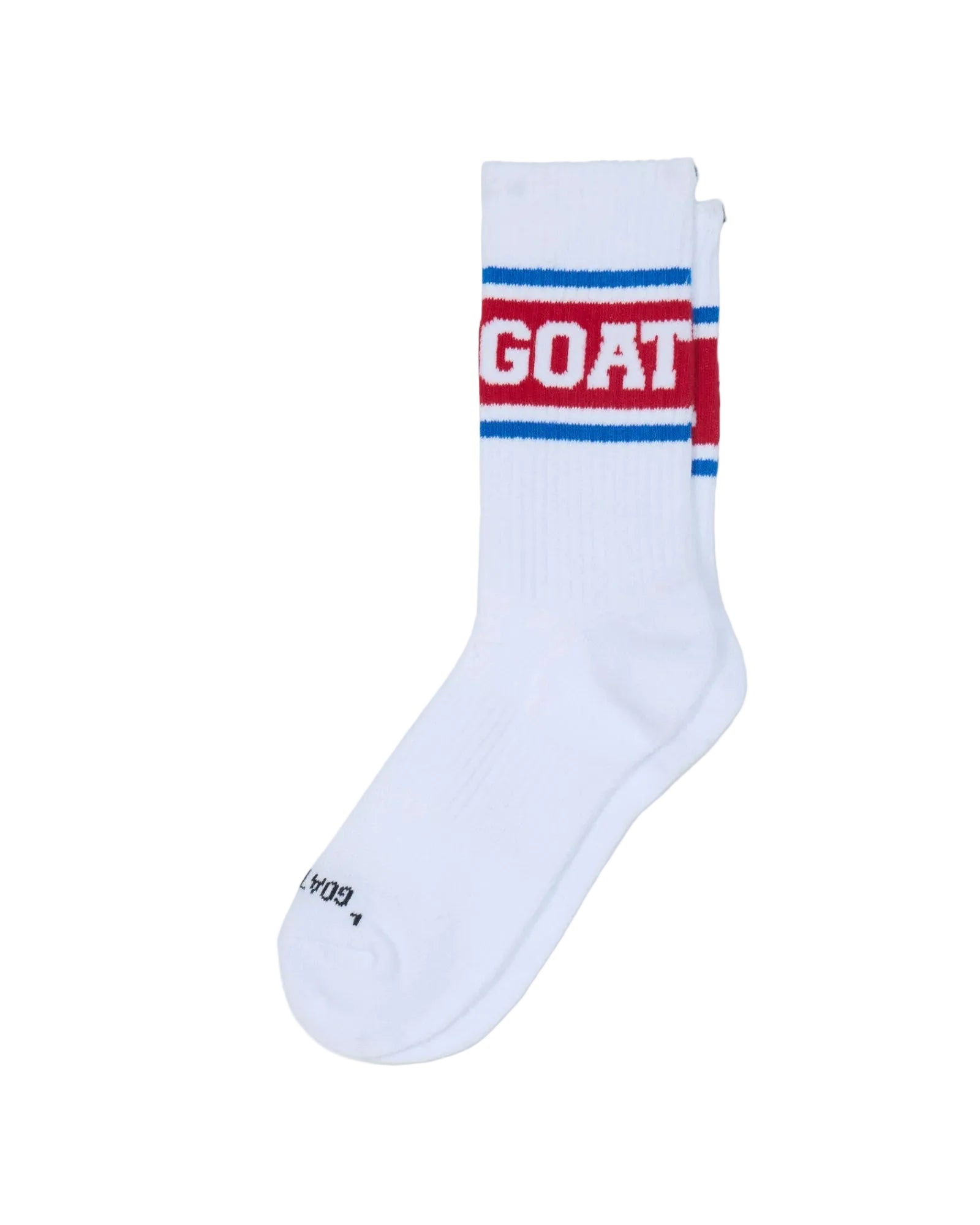 GOAT USA Vintage Socks- True Red and White
