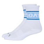 GOAT USA Vintage Socks- Carolina Blue and White