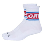 GOAT USA Vintage Socks- True Red and White