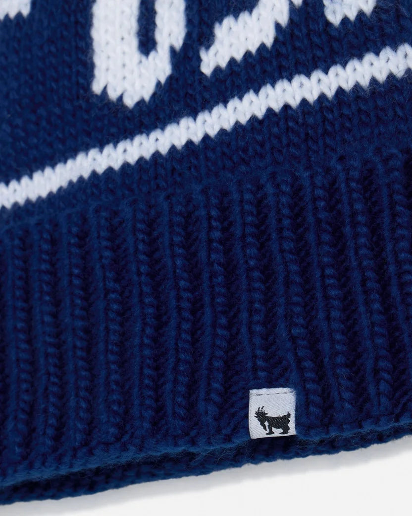 GOAT USA Winter Pom Pom Beanie- Bellwether Blue