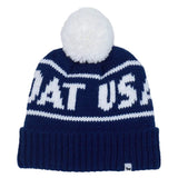 GOAT USA Winter Pom Pom Beanie- Bellwether Blue