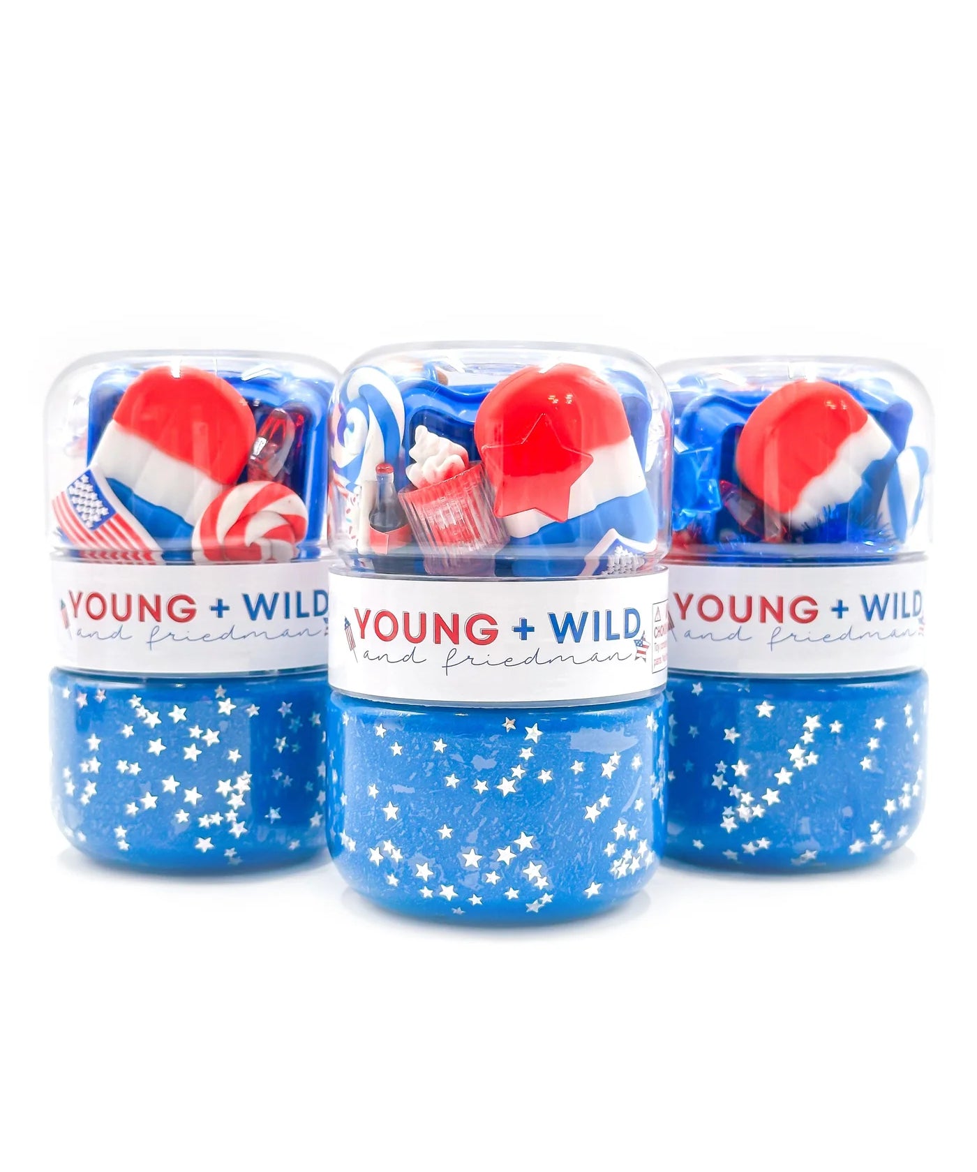 Grab and Go Fourth of July Slime Jar 