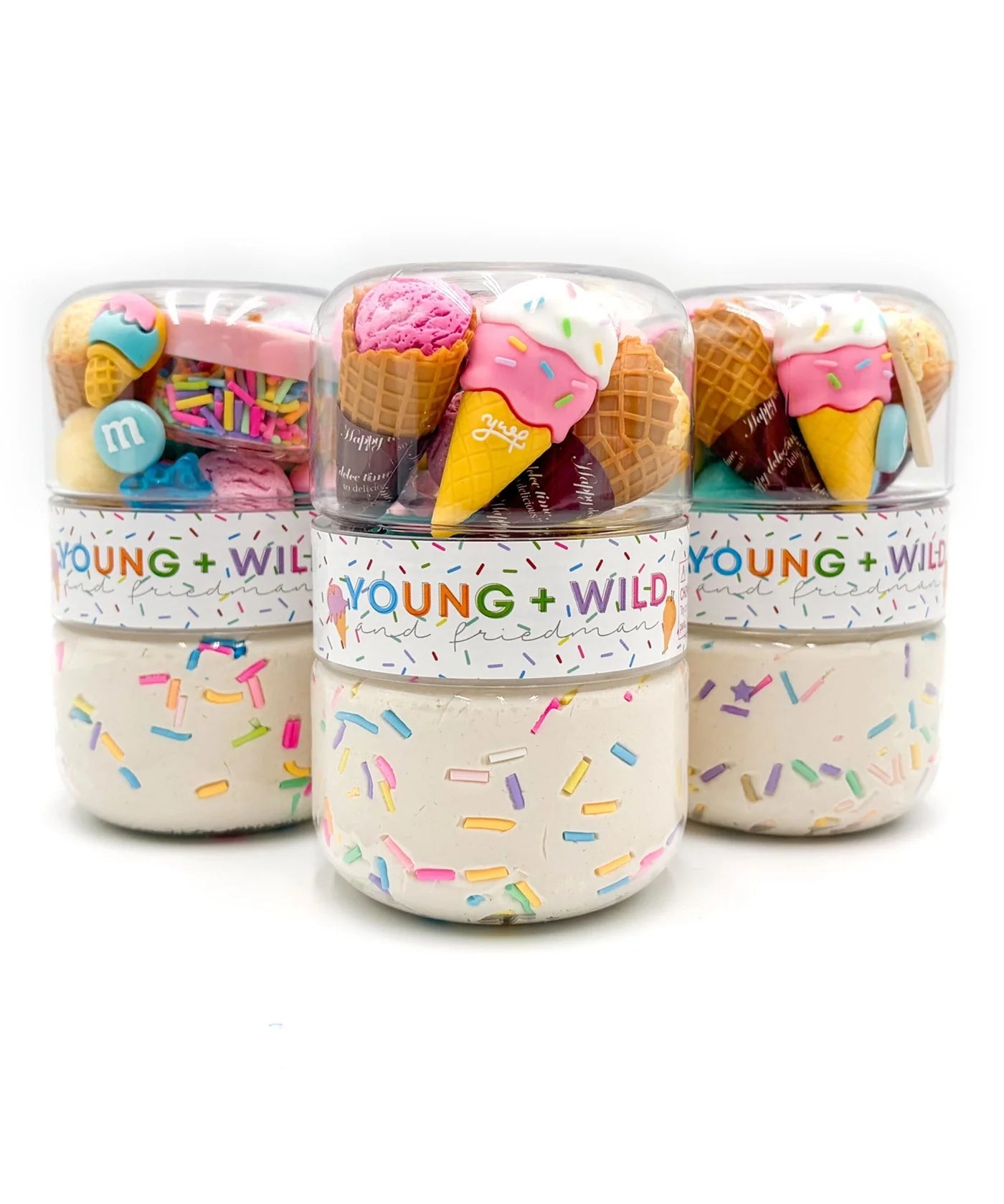 Young + Wild and Friedman Ice Cream Grab & Go Dough Jar