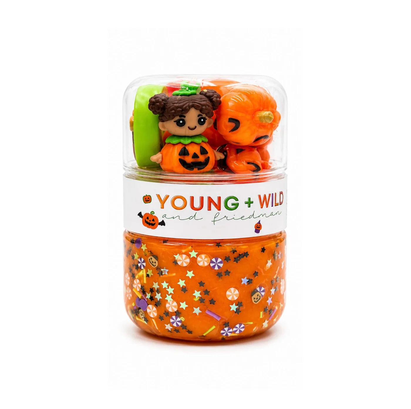 Young, Wild & Friedman Jack-O-Lantern Grab & Go Dough Jar